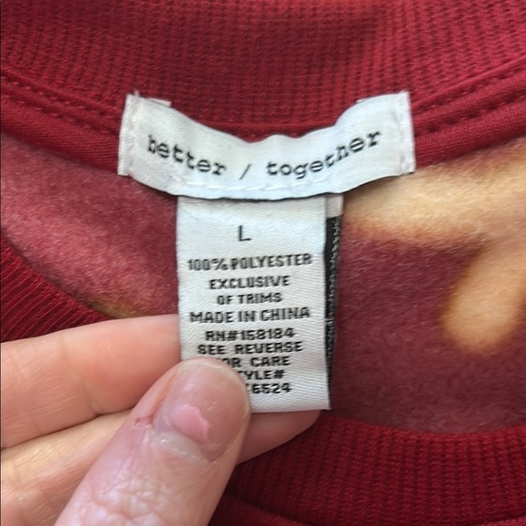 Gingerbread Patterned Sweatshirt - Picture 2 of 3